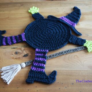 Flattened Witch Pot Holder